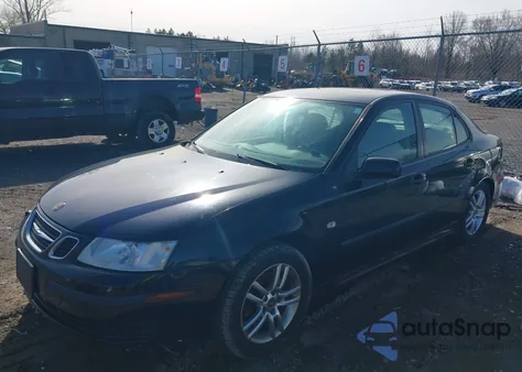2006 Saab 9-3 2.0T из США, поврежденный, VIN YS3FD49Y061147042
